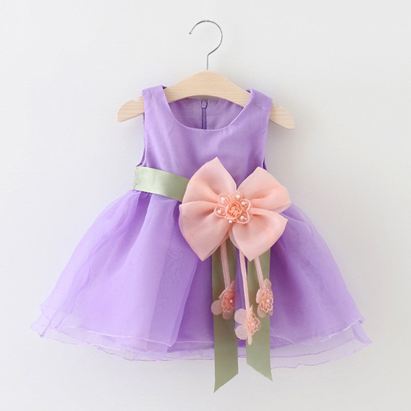 Summer Sleeveless Dress Baby Girls