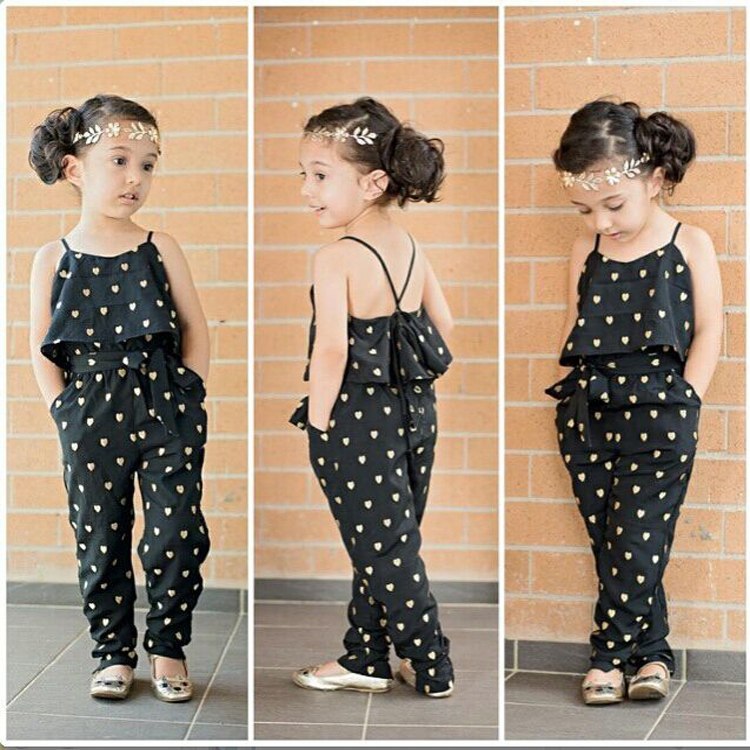 Children's Jumpsuit Cotton Sleeveless Suit Sets