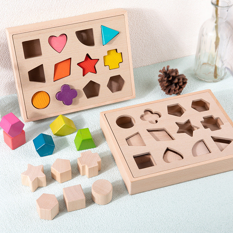 Children Shape Matching Puzzle Box Toys
