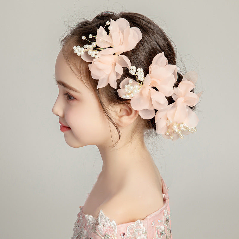 Cute Little Princess Flower Hairpin