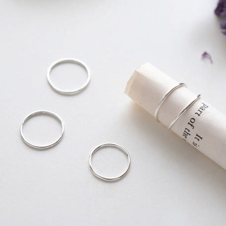 Sterling Silver Girls Tail Ring
