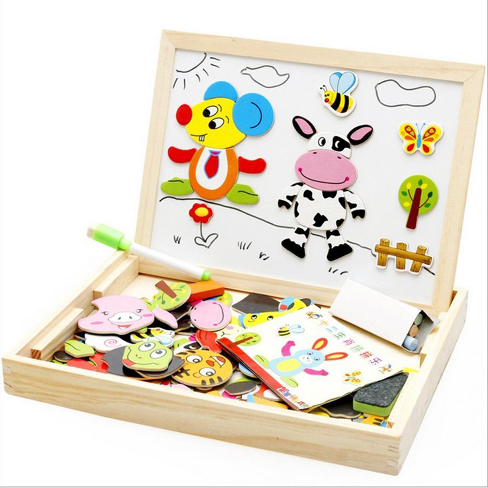 3D Puzzle Box Figure Animals Circus Writing Toys