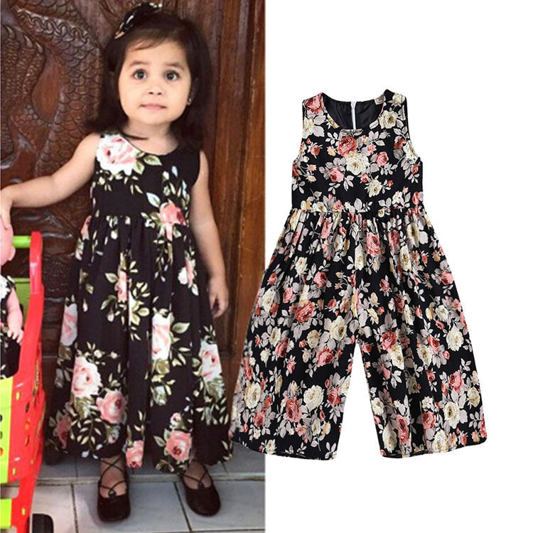 Printed Wide-Leg Pants Style For Children's