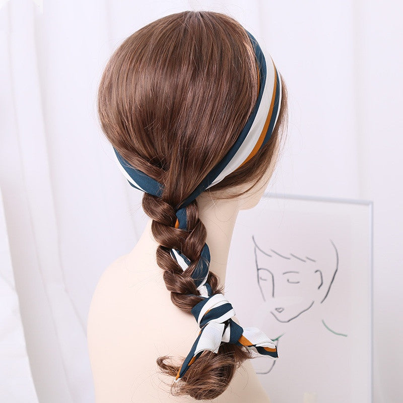 Head Rope Braided Hair Retro Ribbon Women's