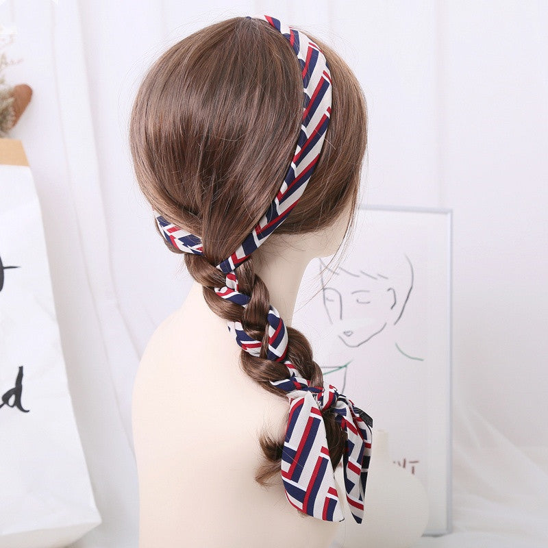 Head Rope Braided Hair Retro Ribbon Women's