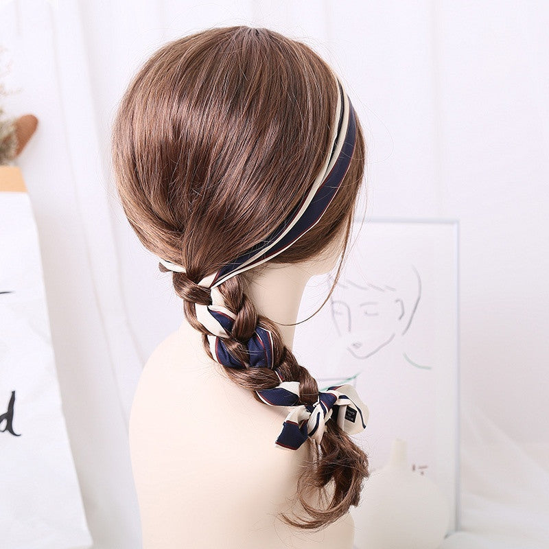 Head Rope Braided Hair Retro Ribbon Women's