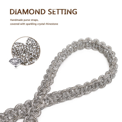 Crystal Diamond Shoulder Strap