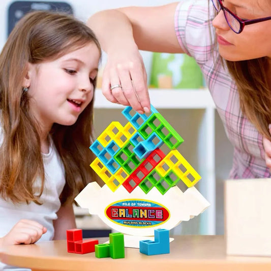 Balance Stacking Tower Block Games Kids