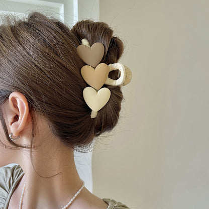 Big Hearts Clips Hair Claws for Women