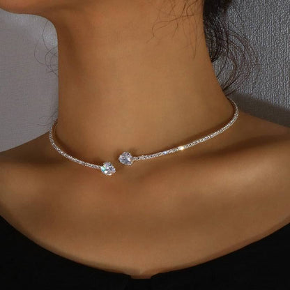 Heart Collar Choker Necklace For Women