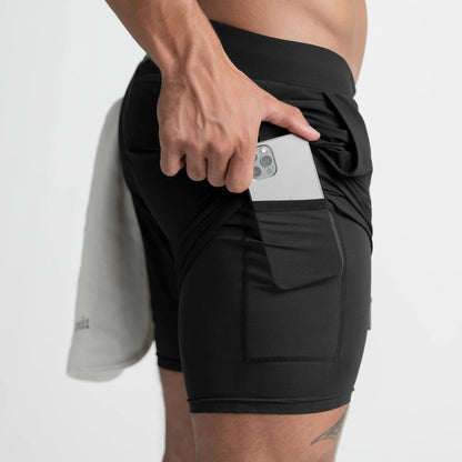 Casual Double-Deck Sport Shorts