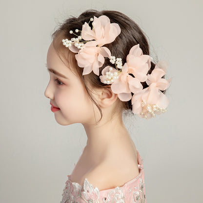 Cute Little Princess Flower Hairpin
